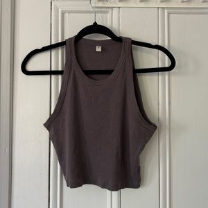 Taupe Kotn Cropped Tank